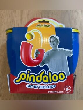 Looping Ball Game - Blue and Yellow